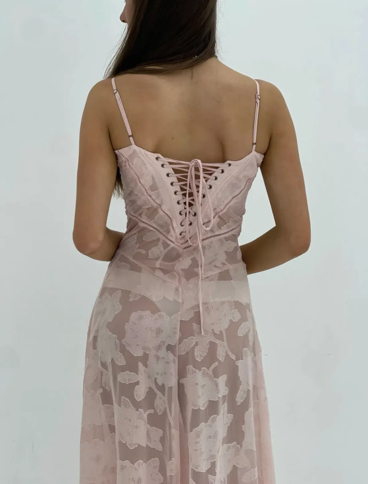 House of CB Seren Gown Pink Size S/Au 8 - Image 4