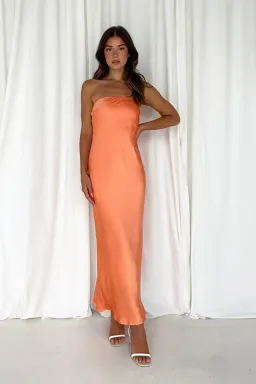 Ownley The Augustine Dress in Coral Size 12  for rent on The Volte - image 1
