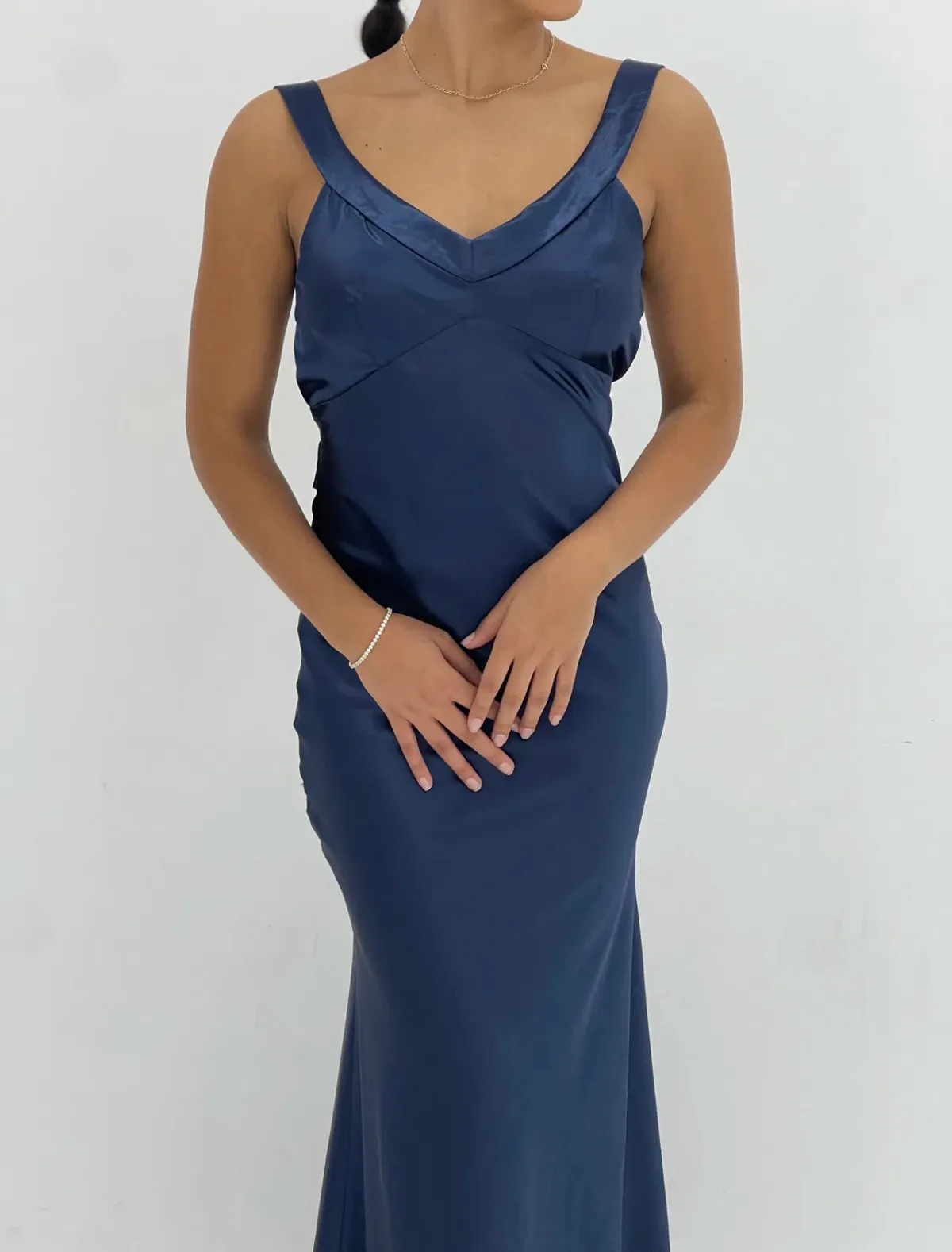 Frankie Lane the Label Delphi Gown Blue Size 8 - Image 4