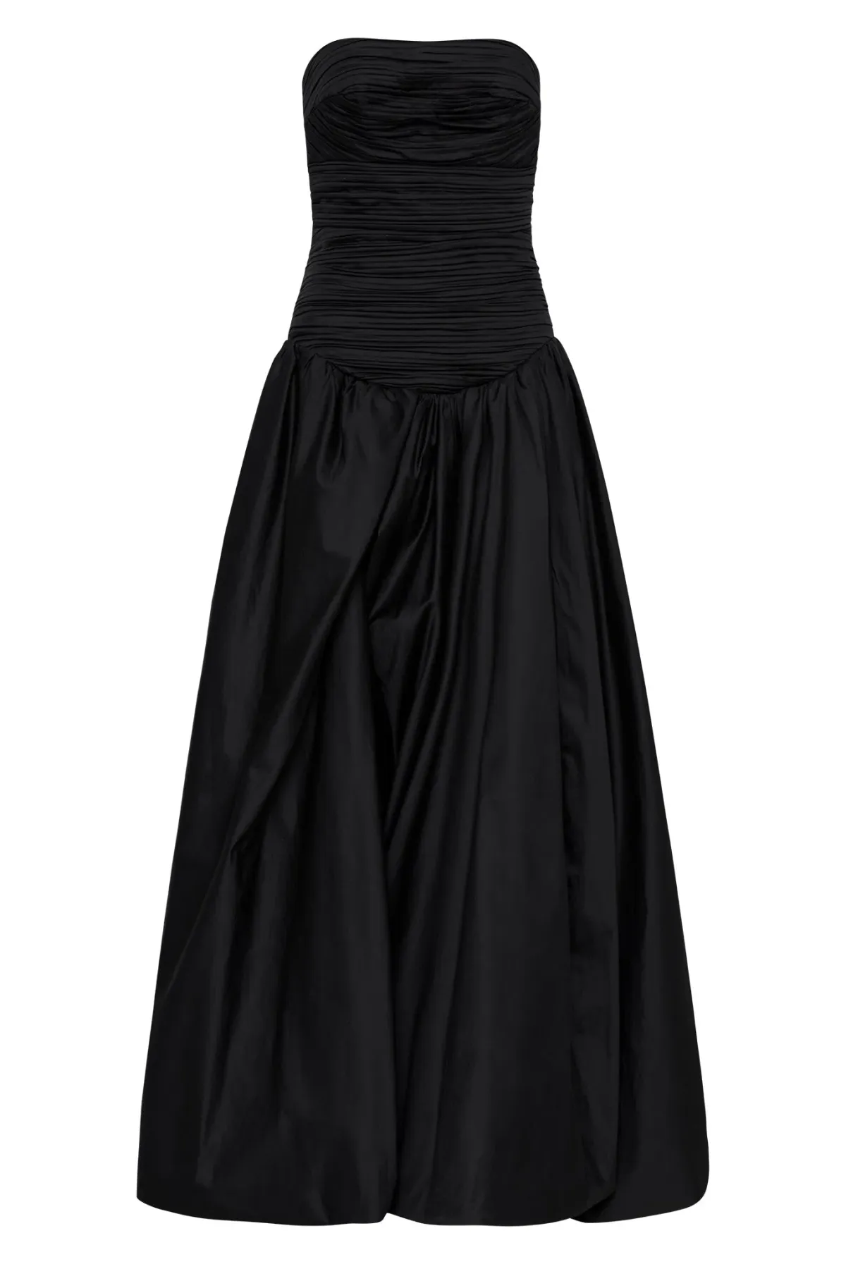 Aje Violette Bubble Hem Maxi Dress in Black Size 6 - Image 4
