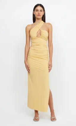 Bec & Bridge Montana Cross Over Dress Straw Size AU 8  for rent on The Volte - image 1