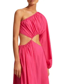 Matteau Asymmetric Wave Dress Pink Size 3 / AU 10 for rent on The Volte - image 4