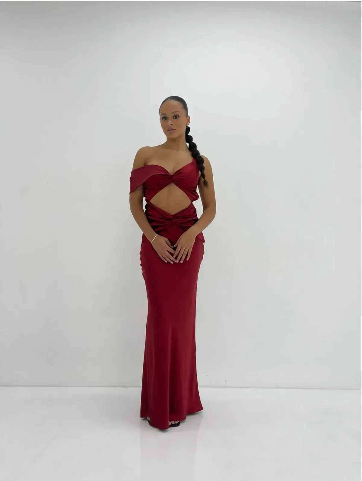 Natalie Rolt Tamika Gown Maxi Red AU 8 - Image 1