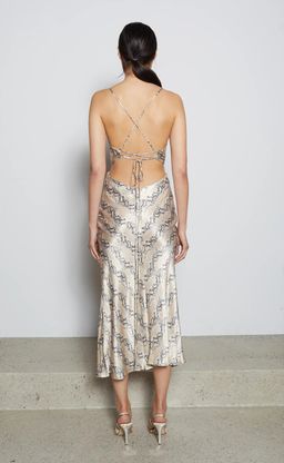 Bec  and Bridge Python Midi Dress Size 10 for rent on The Volte - image 3