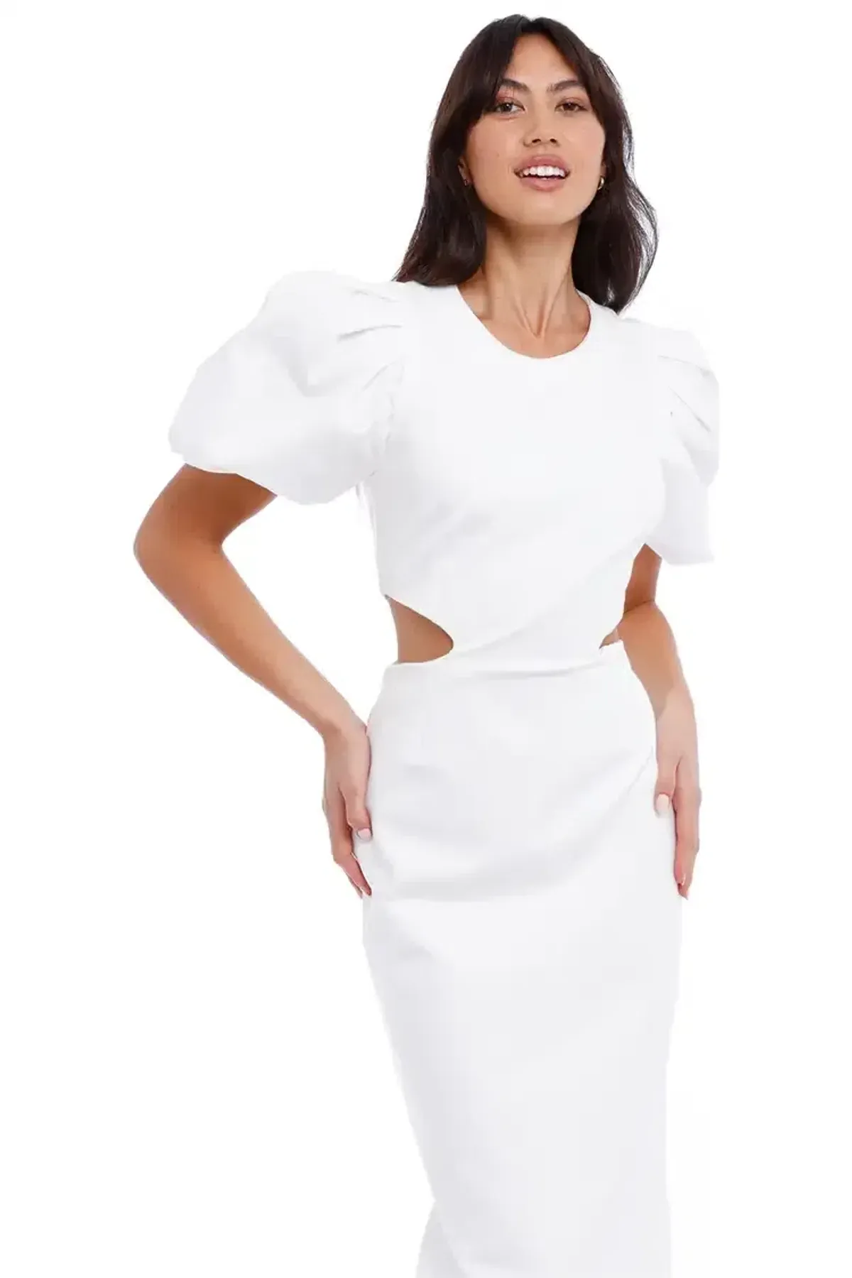 Elliatt Suffage Dress White Size 10 - Image 2