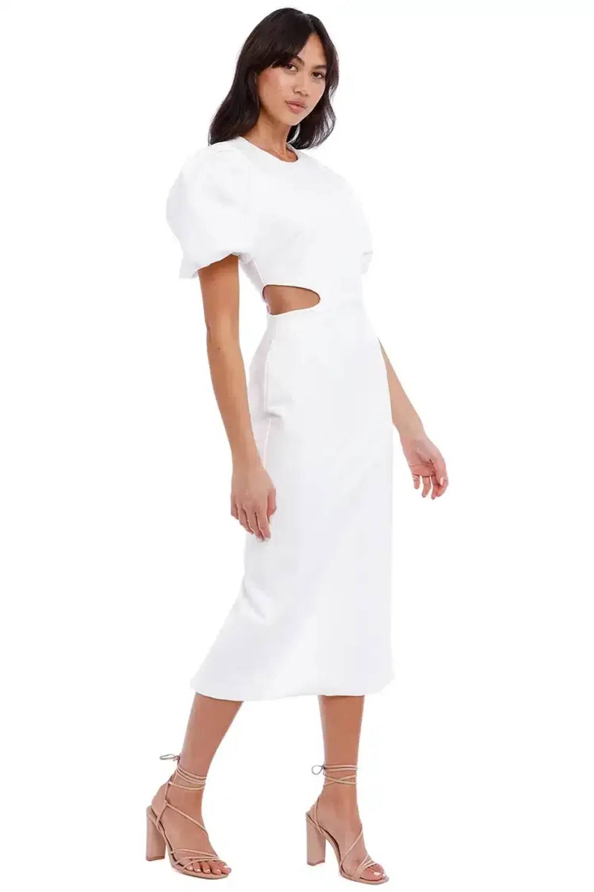 Elliatt Suffage Dress White Size 10 - Image 3