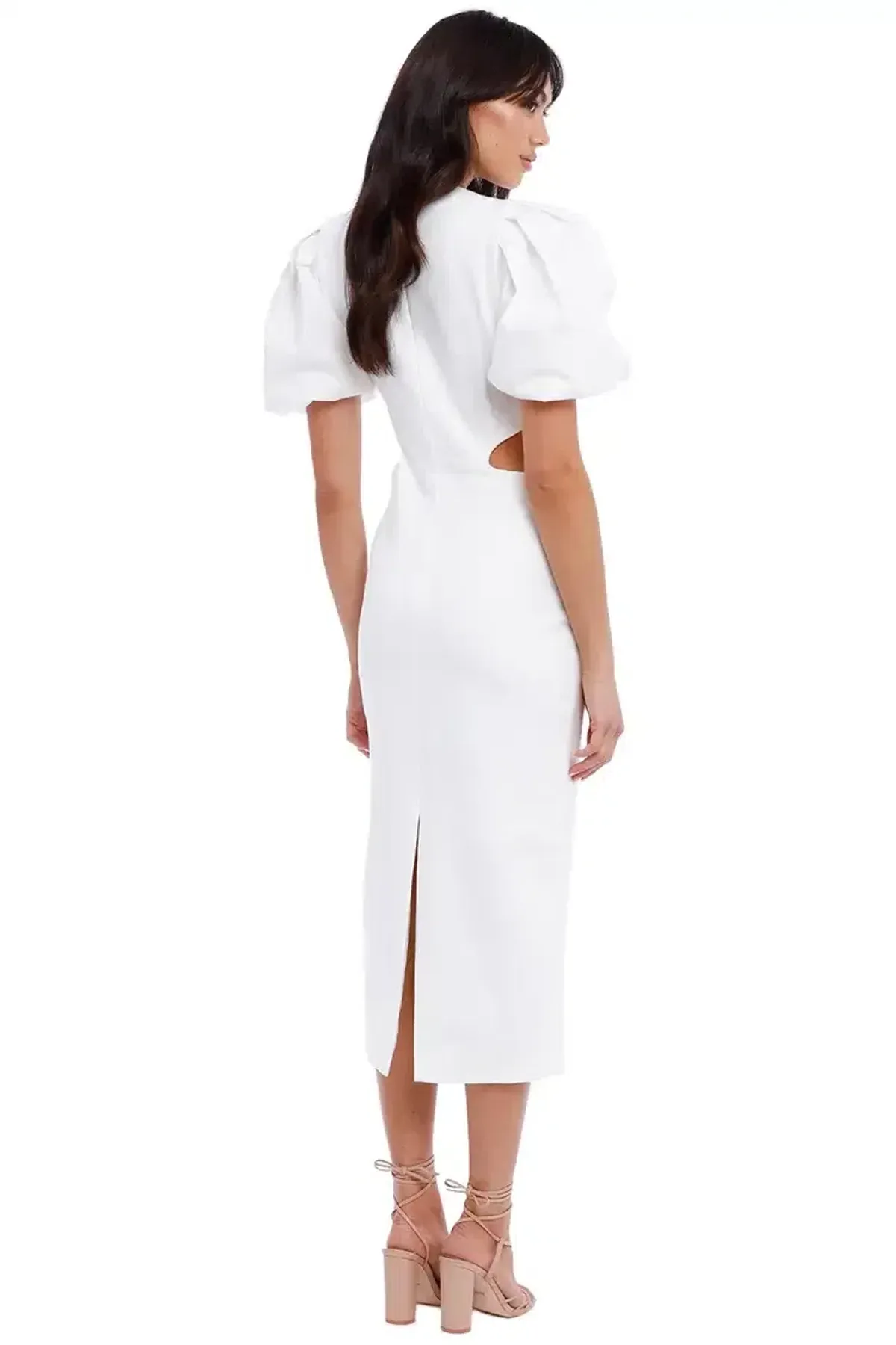 Elliatt Suffage Dress White Size 12 - Image 5