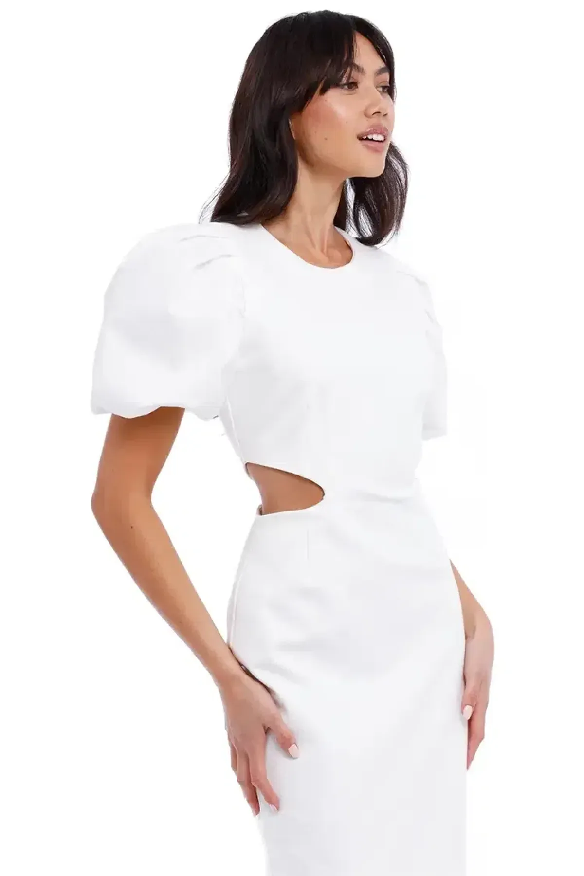 Elliatt Suffage Dress White Size 12 - Image 4