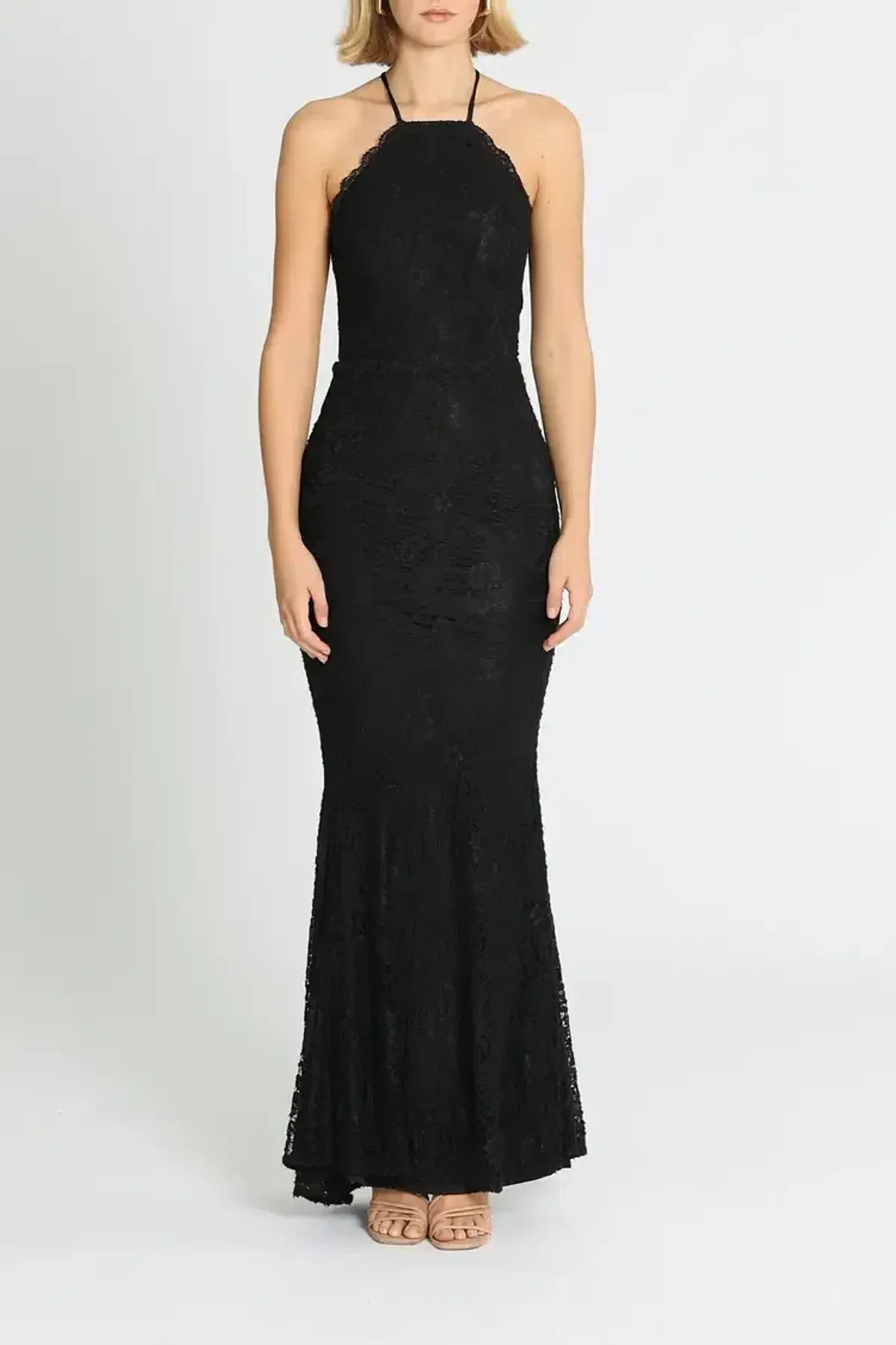 Elle Zeitoune Lori Gown Black Size 6 - Image 1