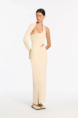 Sir The Label Manifesto Sleeve Midi Dress Butter Size 10 for rent on The Volte - image 2