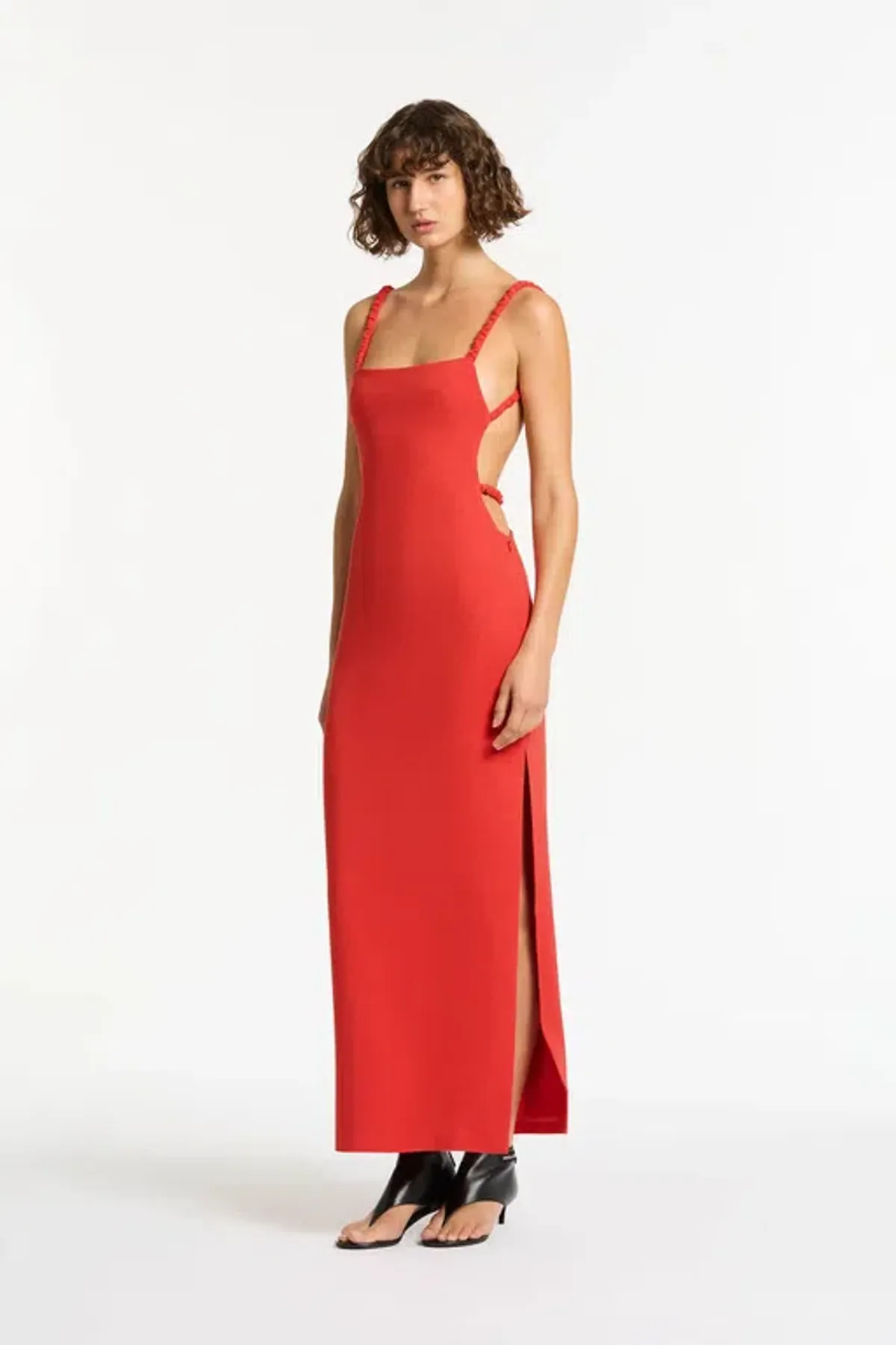 Sir the Label Spoerri Cutout Maxi Dress in Red Size AU 10 - Image 1
