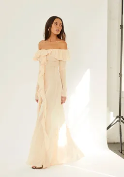 Arcina Ori Mila Maxi Dress Cream Size M / AU 10 for rent on The Volte - image 3