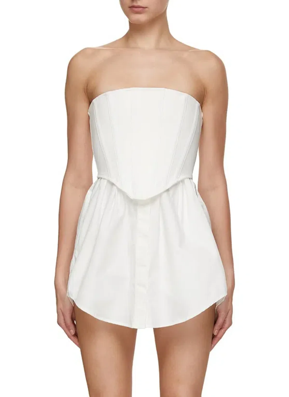 Dion Lee Internal Corset Dress White Size 8 - Image 2