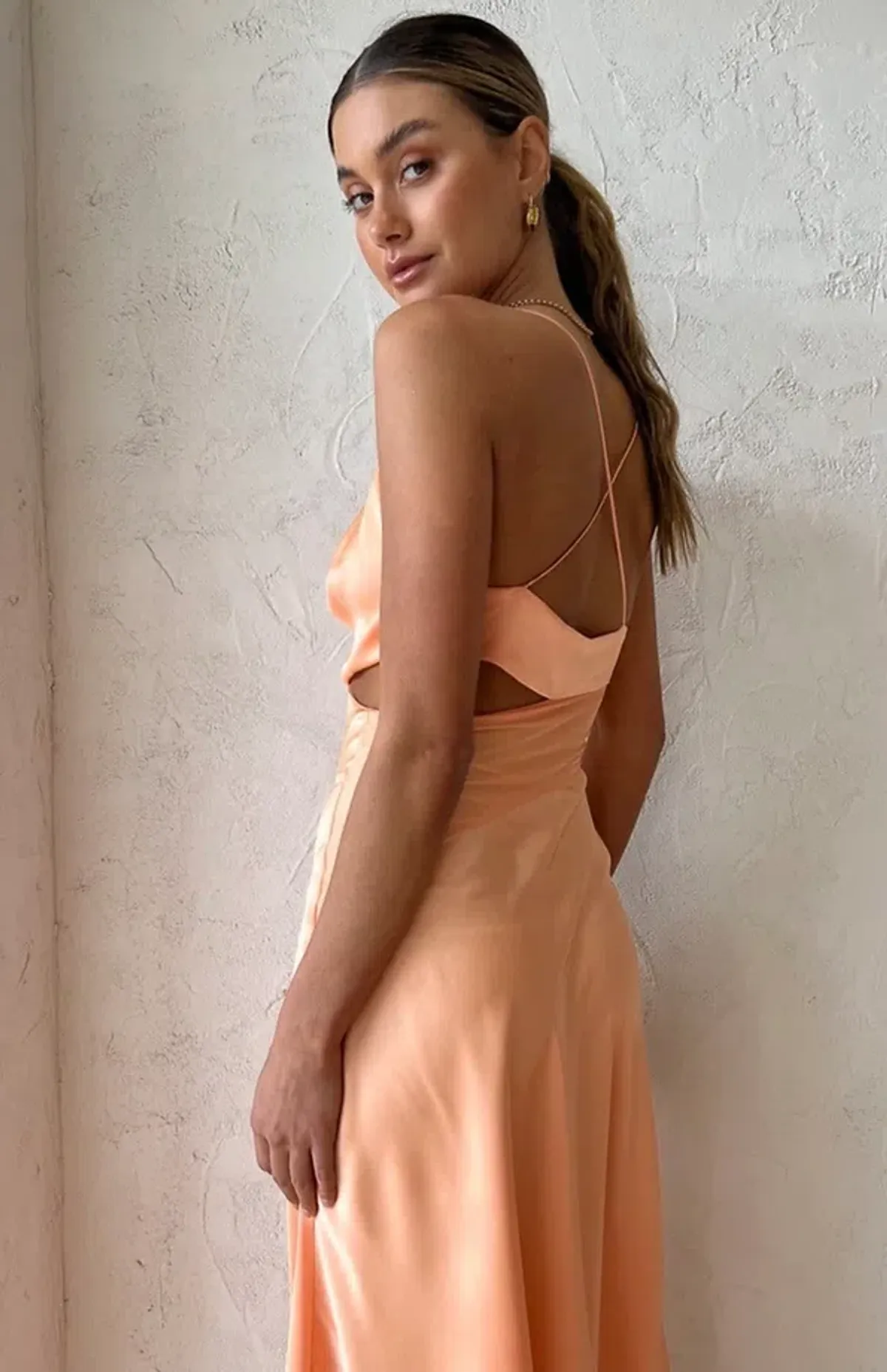 One Fell Swoop Josephine Dress Peach Size 8 - Image 3