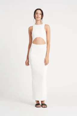 Sir The Label Ingrid Cut Out Dress Ivory Size XS/Au 6 for rent on The Volte - image 1