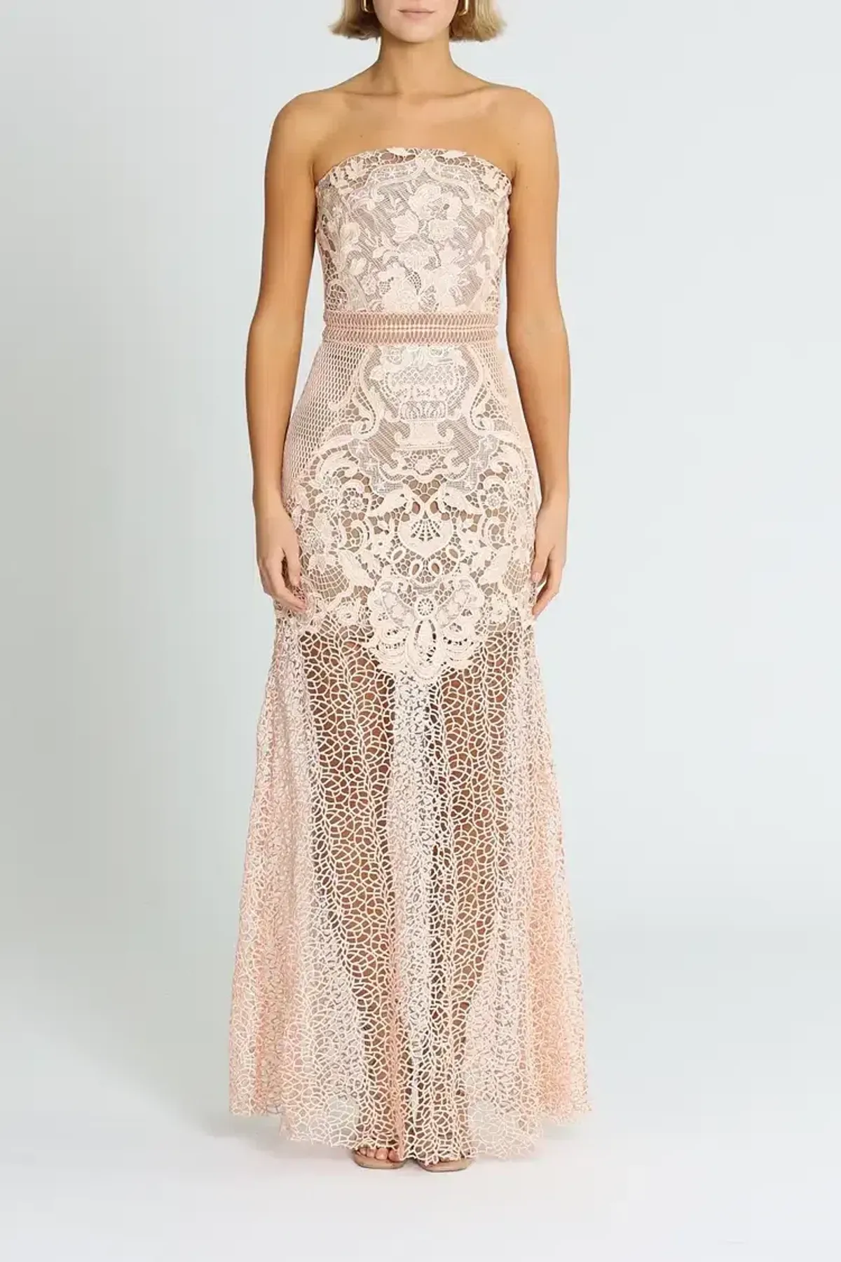 Grace and Hart Adele Gown Blush Size 6 - Image 1