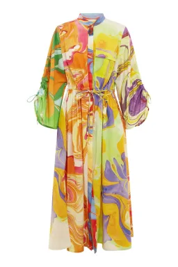 Alemais Luca Shirtdress Multi Size 14 for rent on The Volte - image 3