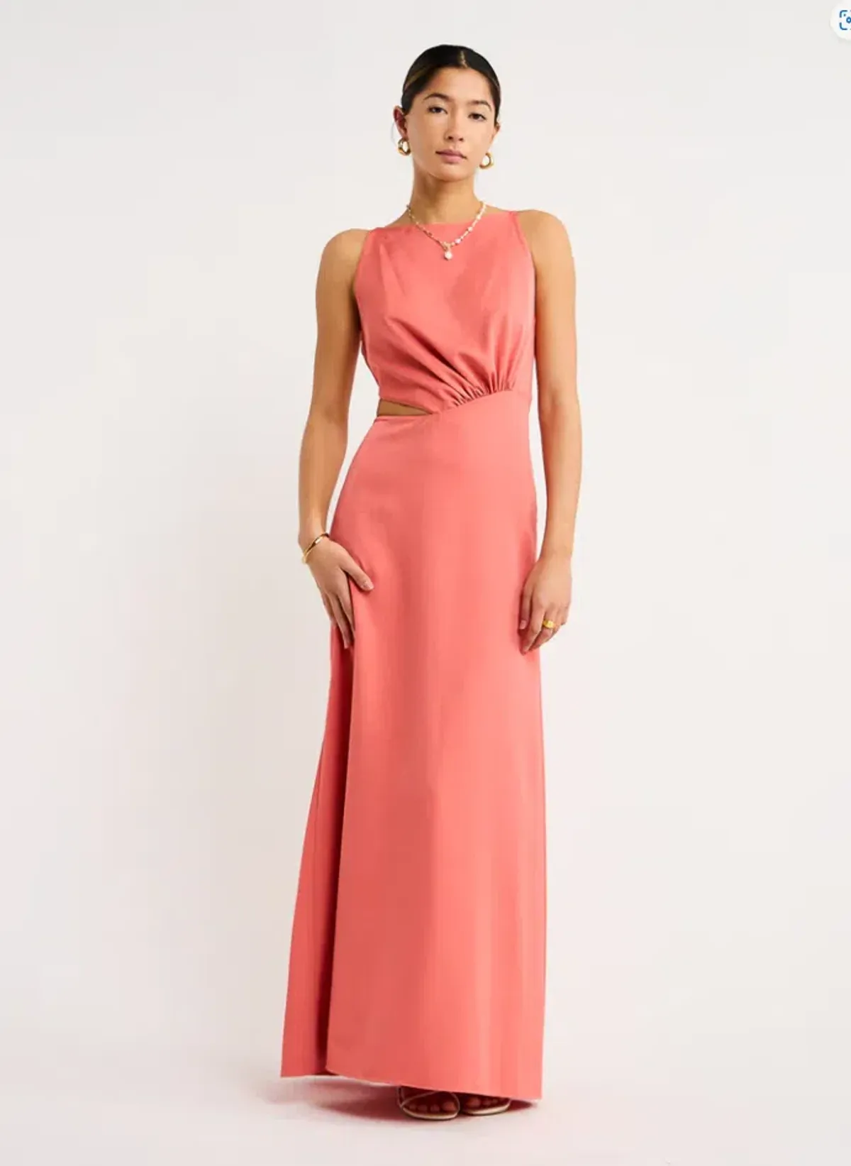 One Fell Swoop Essence Maxi Dress Grapefruit Size 12 - Image 1