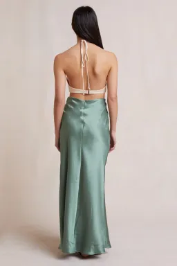 Bec & Bridge Carrie Halter Maxi Dress Multi Green Size 10 for rent on The Volte - image 4