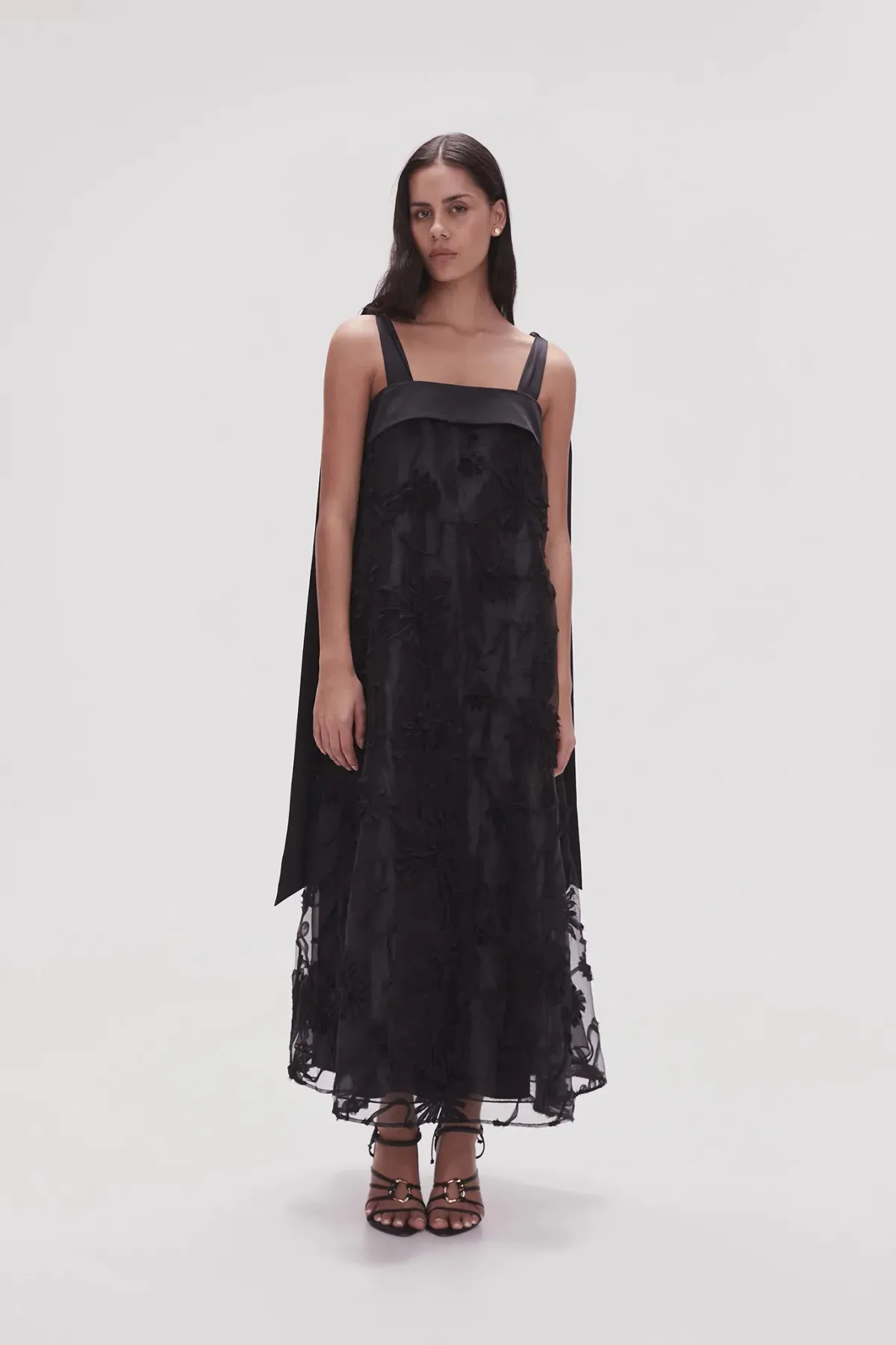 Aje Ursula Midi Dress in Black Size AU 8 - Image 1
