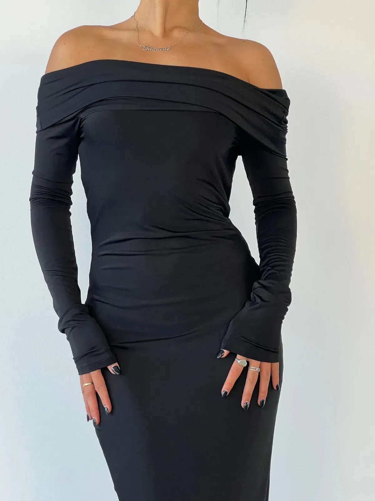 Effie Kats Gwen Gown Black Size M / AU 10 - Image 5