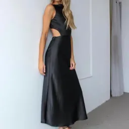 Bec & Bridge Seraphine Cut Out Midi Dress Black Size 8 for rent on The Volte - image 4