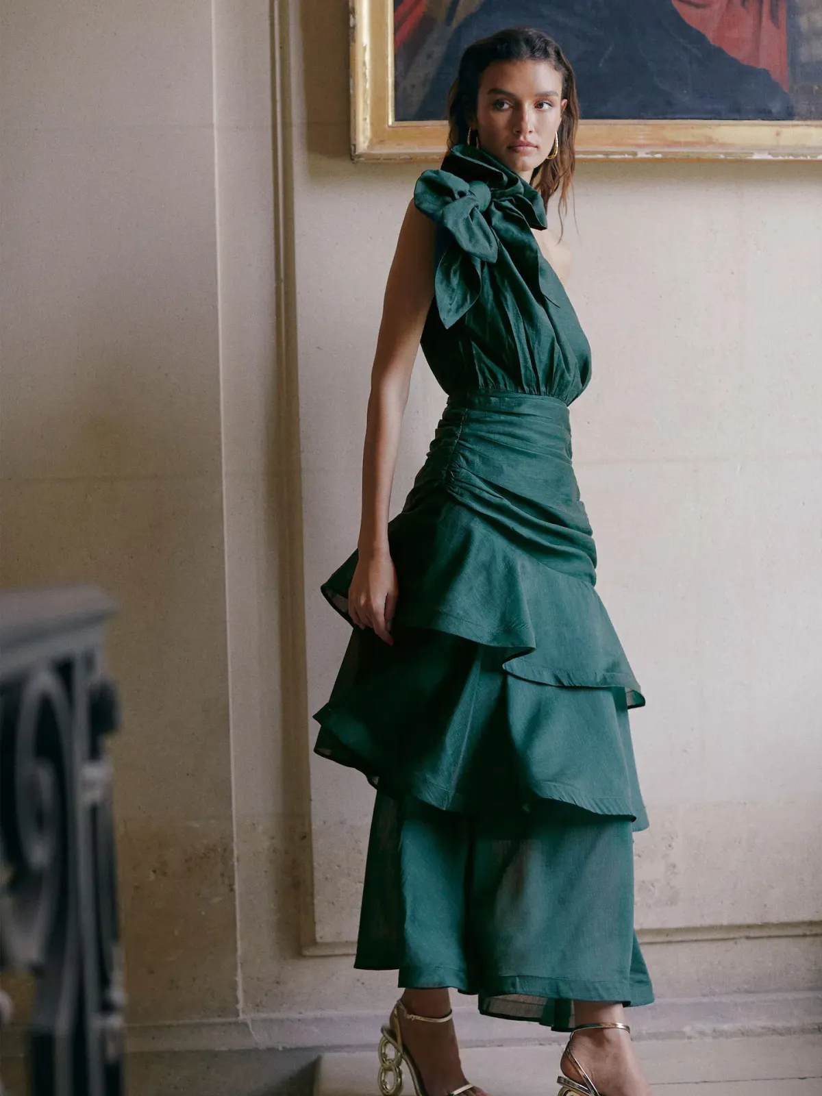 Sheike Casablanca Dress Green Size 14 - Image 1