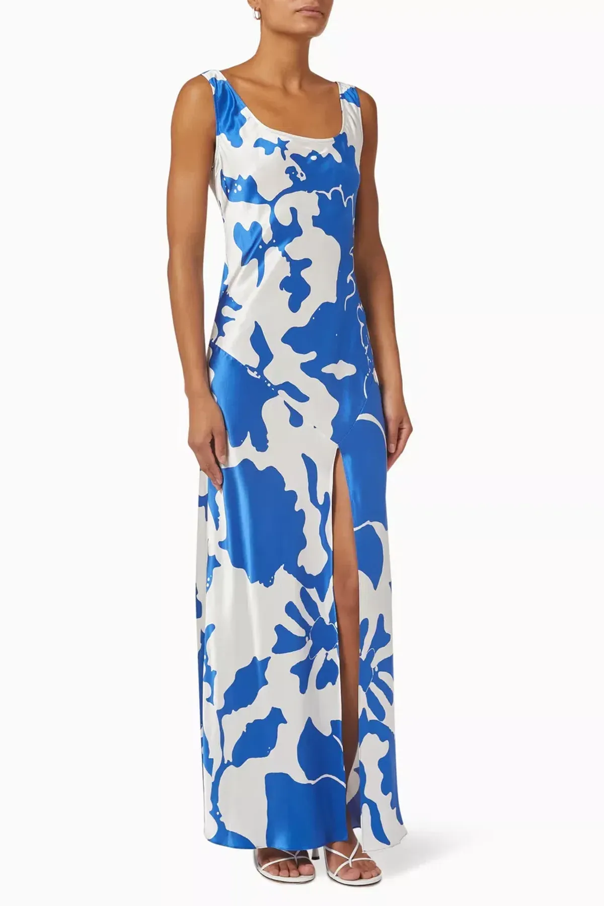 Sir the Label Esme Bias Dress in Merce Abstract Print Size AU 8 - Image 1