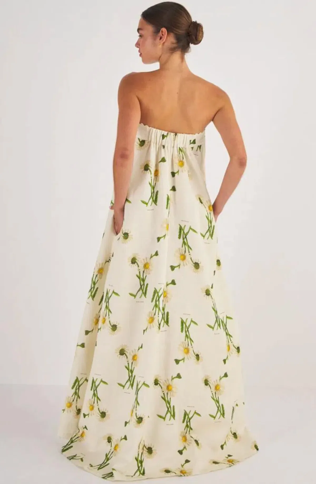 Oroton Field Daisy Gown Cream Size AU 6 - Image 2