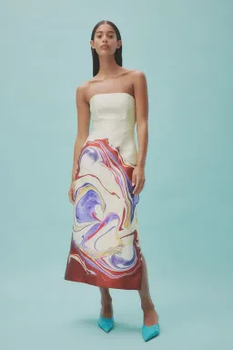 Alemais Luca Corset Dress Multi Size 8 for rent on The Volte - image 1