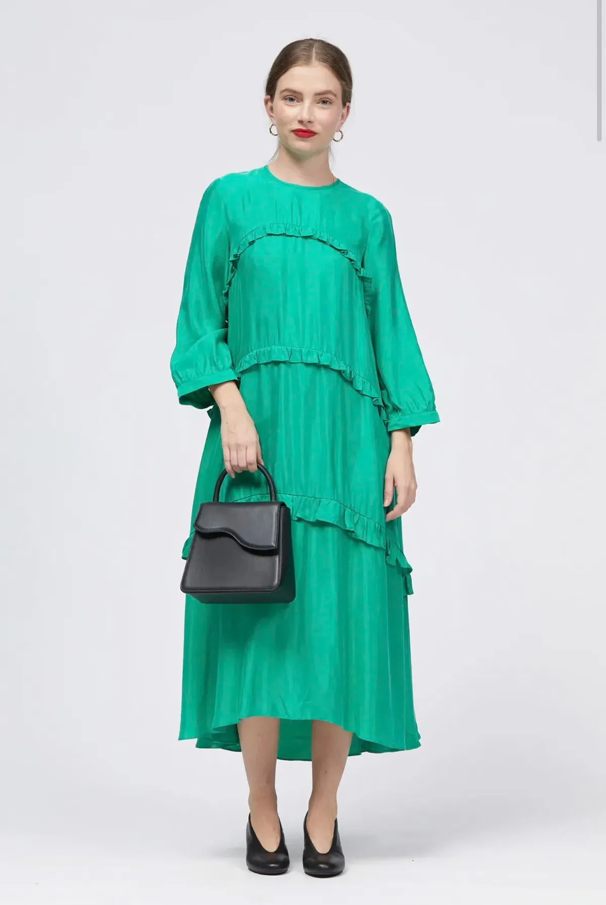 BÚL NAS The Nas Dress Green Size 12 - Image 3