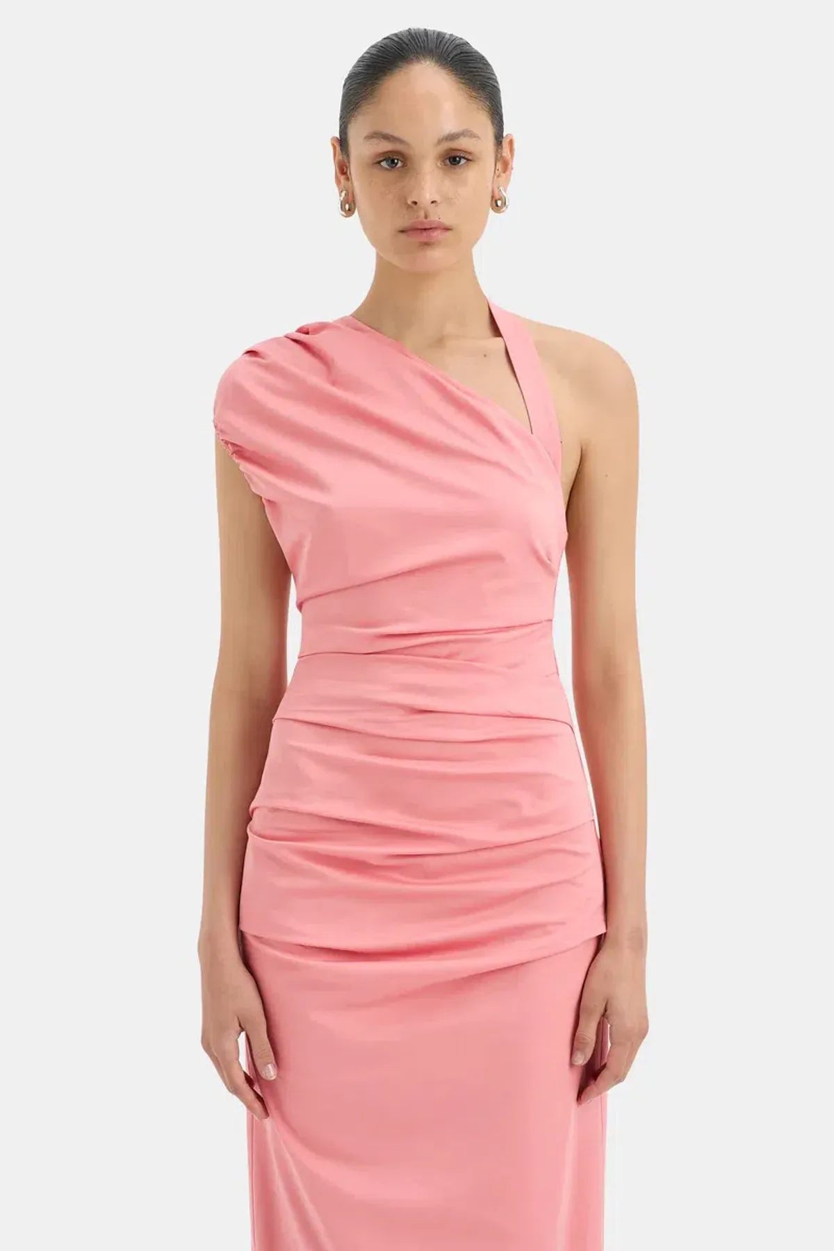 Sir the Label Giacomo Gathered Gown Pink Size 6 - Image 2