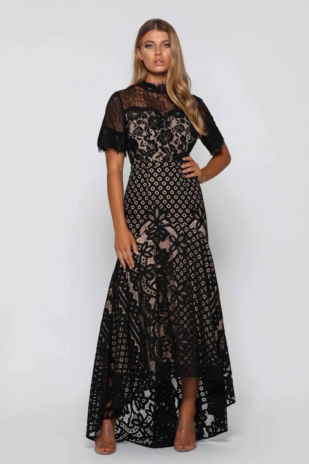 Elle Zeitoune Tayla Dress Black Size 6 - Image 1