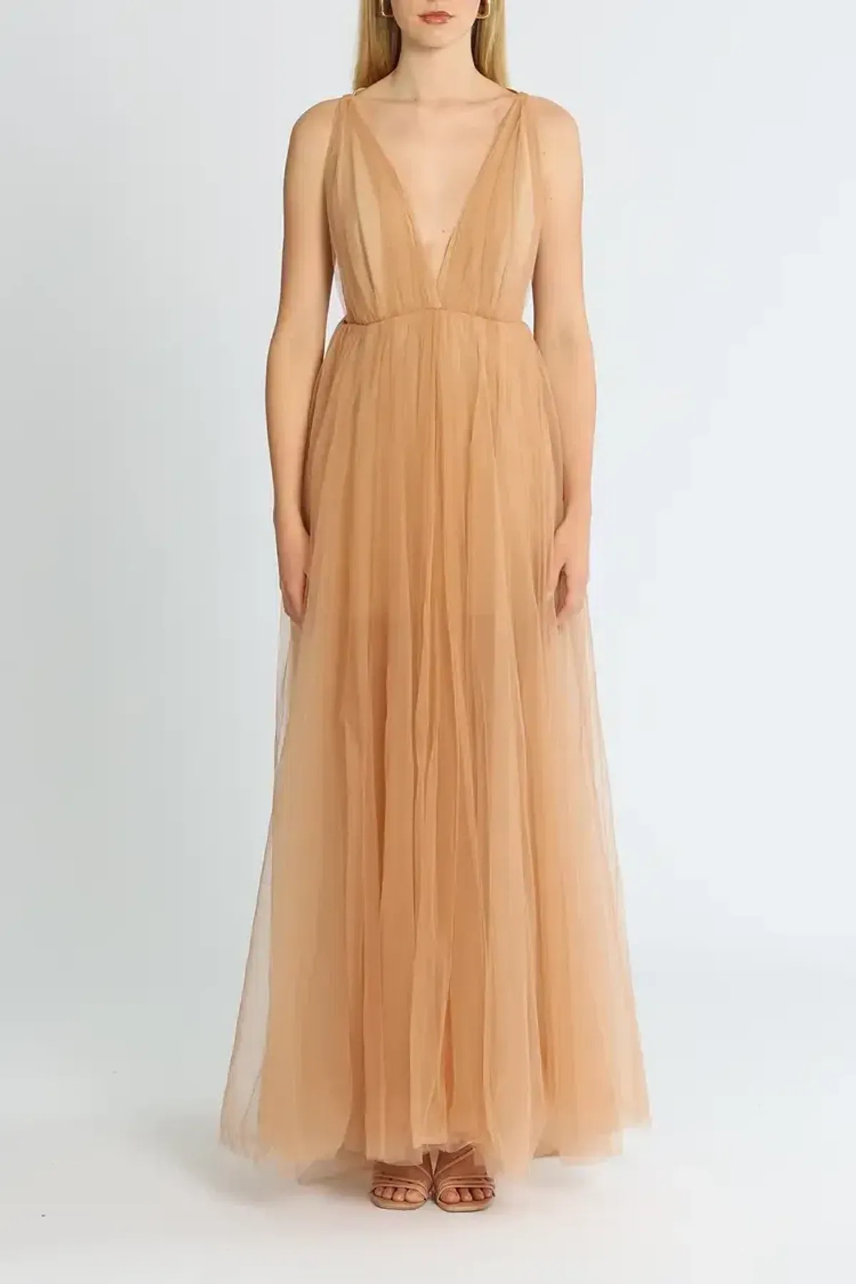 Lexi Amalie Dress Apricot Blush Size AU 8 - Image 1