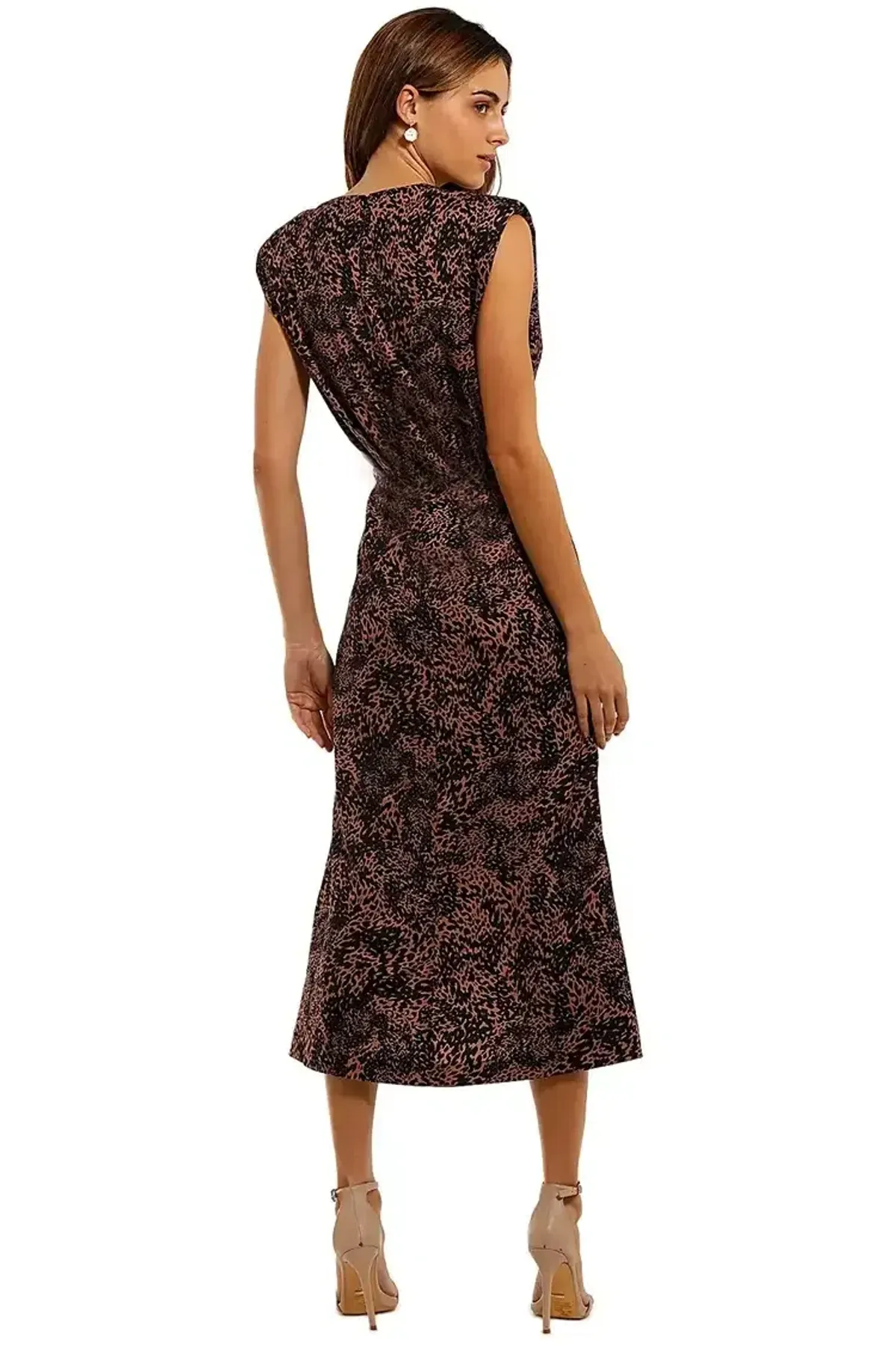 MISHA Carlina Dress Print Size 10 - Image 2