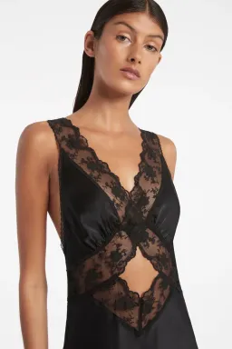 Sir the Label Aries Cut Out Gown Black Size 1 / AU 8 for rent on The Volte - image 5