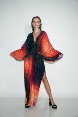 L’idee De Luxe Gown Fire Ombré Size 10  for rent on The Volte - image 1