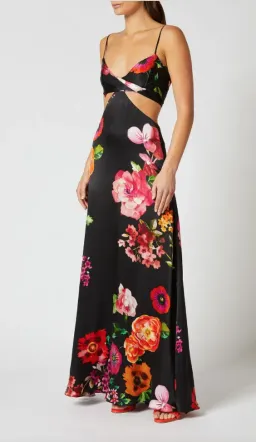 Scanlan and Theodore Silk Floral Print Dress Floral Size AU 12 for rent on The Volte - image 2