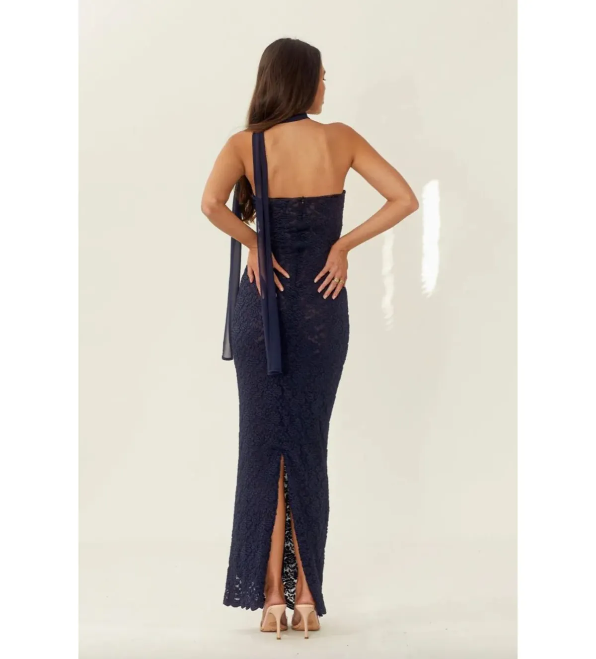Arcina Ori Meredith Maxi Dress Navy Size XS/AU 6 - Image 3