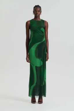 Scanlan Theodore Safari Italian Watercolours Dress Safari Size 8 for rent on The Volte - image 1