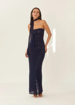 Arcina Ori Meredith Dress Navy Size XS/AU 6 for rent on The Volte - image 1