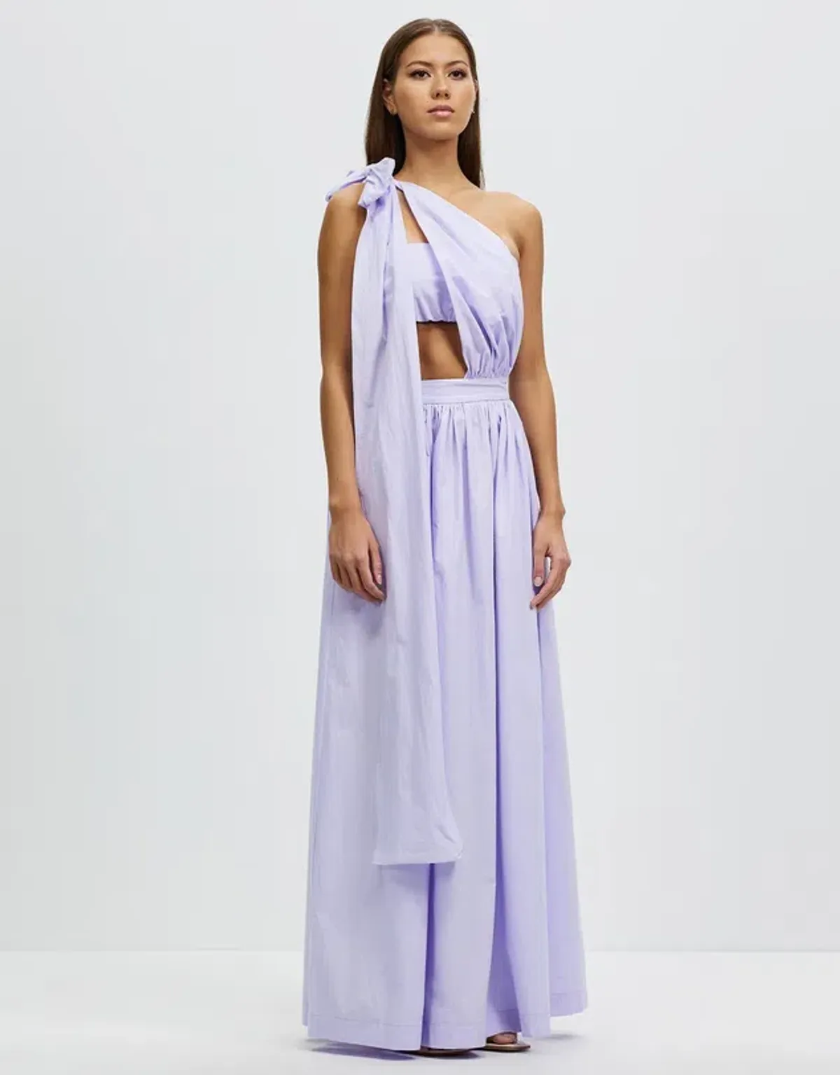 Bondi Born St Tropez Long Dress Lavender Size L / AU 12 - Image 1