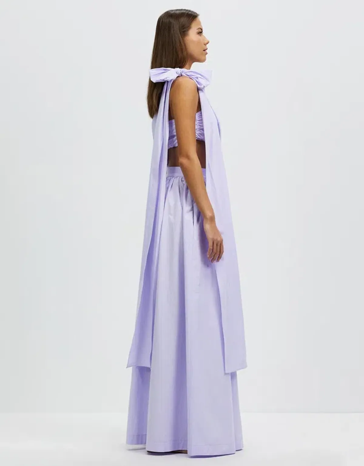 Bondi Born St Tropez Long Dress Lavender Size L / AU 12 - Image 3