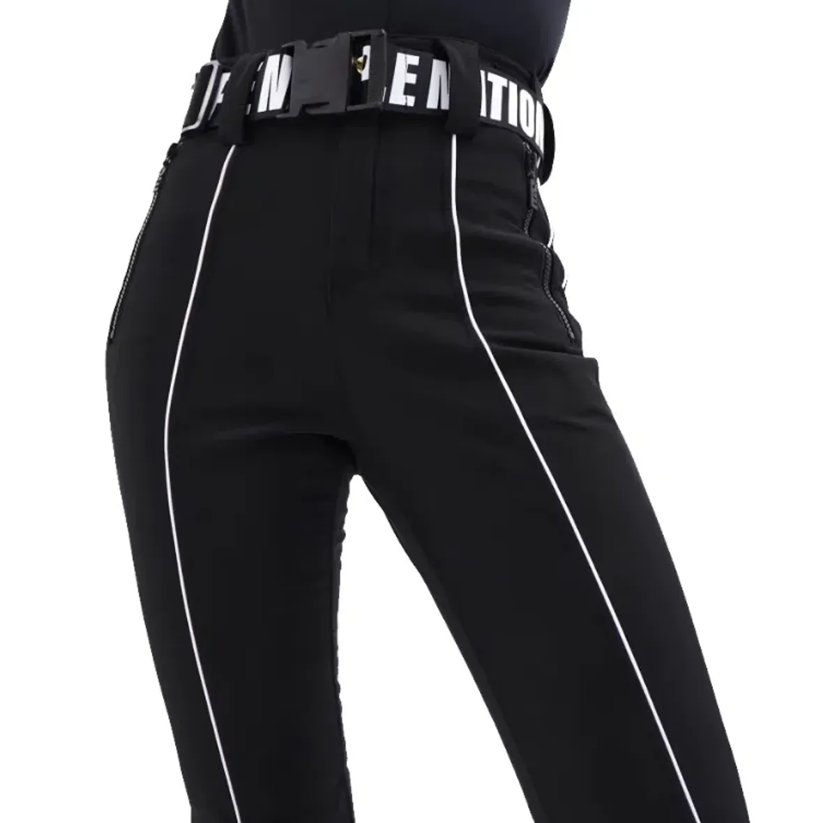 P.E Nation Solitude Flared Ski Pants Black Size S / AU 8 - Image 2