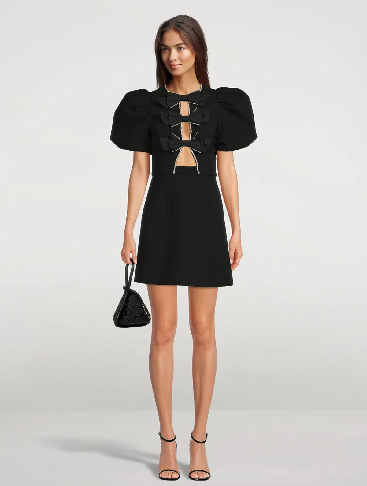Rebecca Vallance Katie Bow Mini Black Size 14 - Image 1