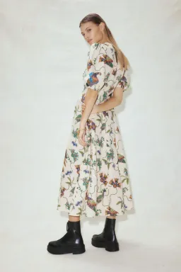 Alemais Birdie Midi Dress Print Size 8 for rent on The Volte - image 2