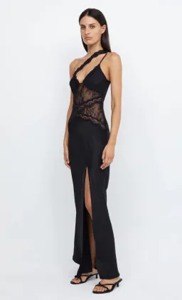 Bec & Bride Ria Asym Dress Black Size AU 8 for rent on The Volte - image 3