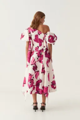 AJE Cordelia Corsetted Maxi Dress Falling Floral Size 10 for rent on The Volte - image 3