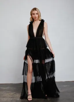 Lexi Zendaya Dress Black Size 8 for rent on The Volte - image 1