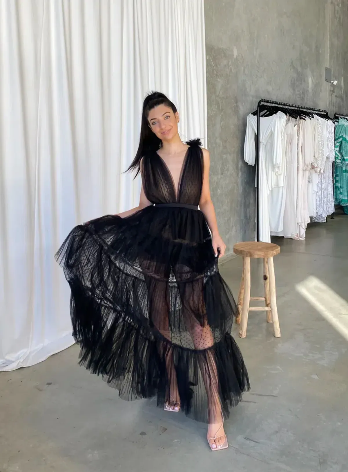 Lexi Zendaya Dress Black Size 8 - Image 3